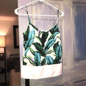 Banana Republic Palm Tank- NWOT